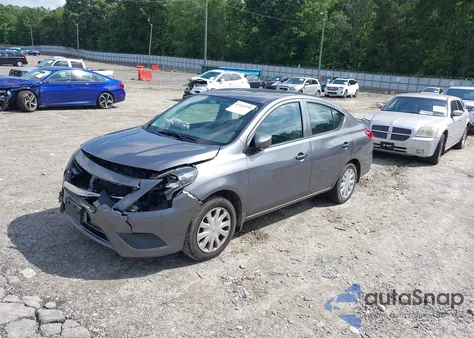 2016 Nissan Versa 1.6 S+ z USA, uszkodzony, nr VIN 3N1CN7AP9GL838000